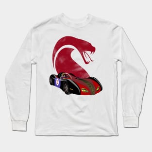 Snake Oiler - Red Distressed Long Sleeve T-Shirt